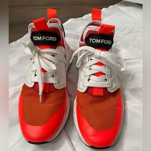 Tom Ford Sneakers Orange/Pink/White Size 11 Men